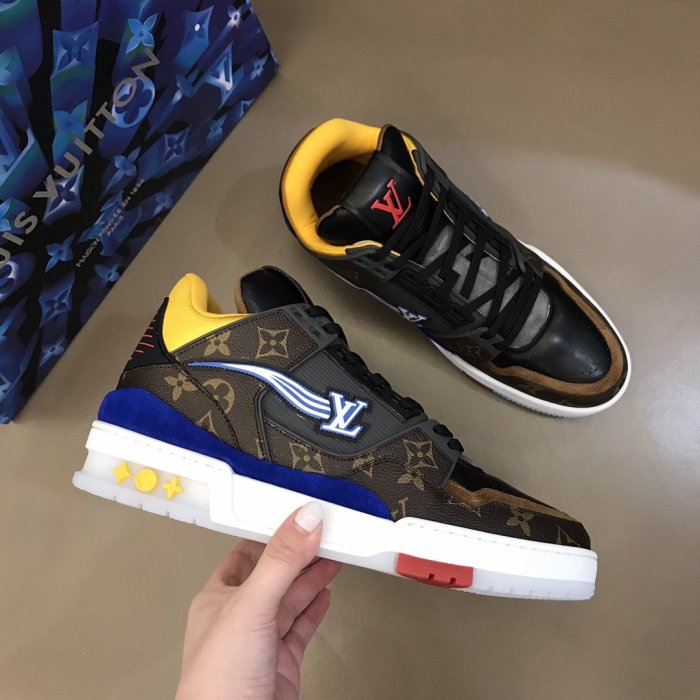 Louis Vuitton Men Shoes Fashion Design Luxury Brand LV TRAINER SNEAKER 1A8AAS