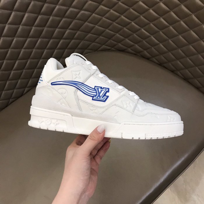 Louis Vuitton Men Shoes Fashion Design Luxury Brand LV TRAINER SNEAKER
