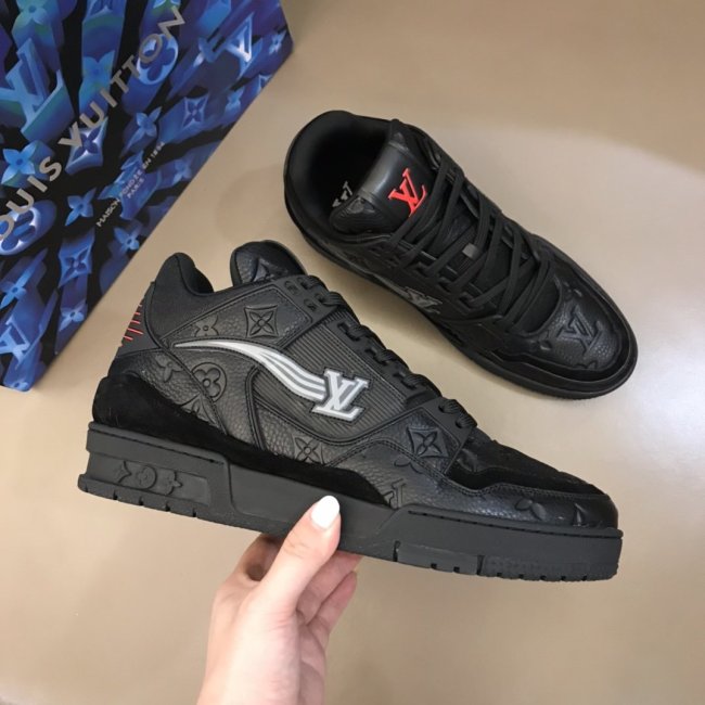 Louis Vuitton Men Shoes Fashion Design Luxury Brand LV TRAINER SNEAKER
