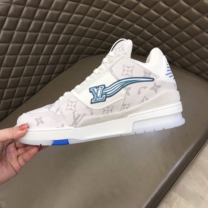 Louis Vuitton Men Shoes Fashion Design Luxury Brand LV TRAINER SNEAKER