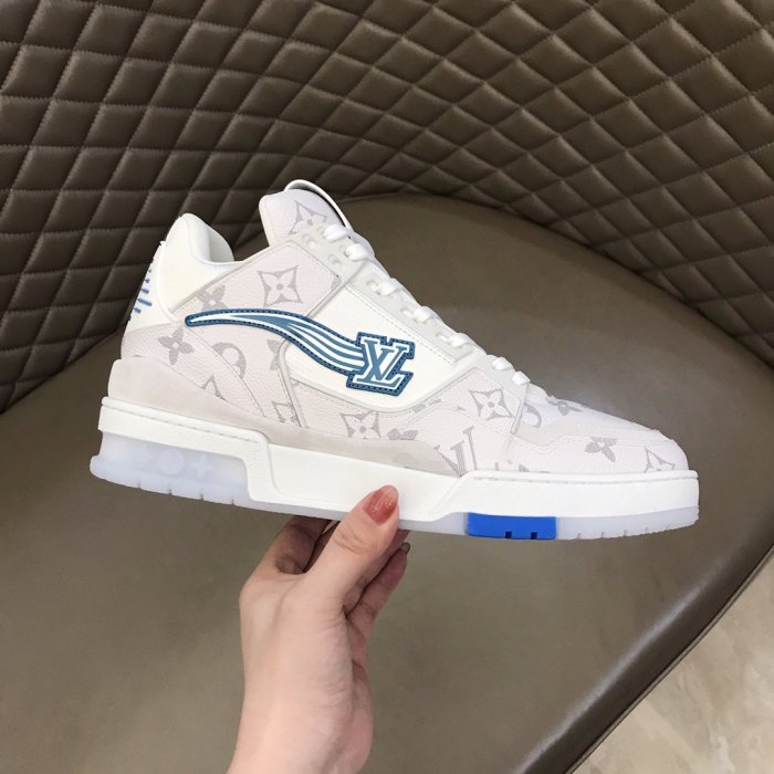 Louis Vuitton Men Shoes Fashion Design Luxury Brand LV TRAINER SNEAKER