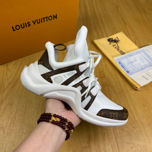 Louis Vuitton Women Shoes Sneakers Luxury Brand Design Fashion LV ARCHLIGHT SNEAKER 1A43KV