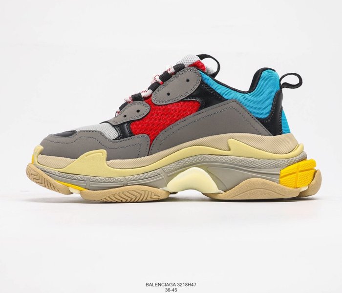 Balenciaga Triple S Sneakers Mens Shoes Sneakers Fashion Design Luxury Brand 3218H47