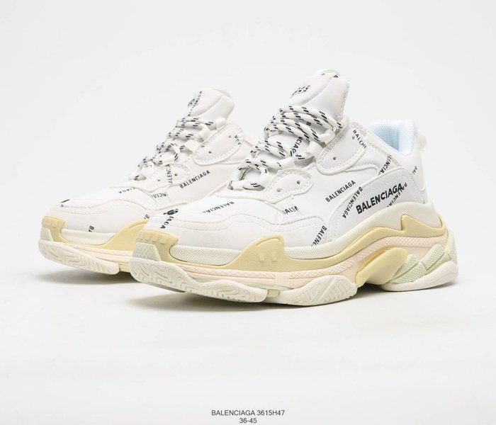 Balenciaga Triple S Sneakers Mens Shoes Sneakers Fashion Design Luxury Brand 3615H47