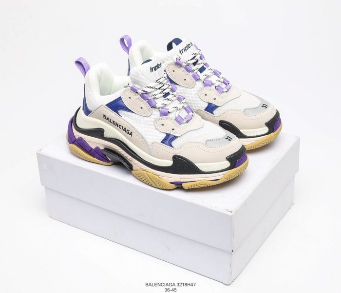 Balenciaga Triple S Sneakers Mens Shoes Sneakers Fashion Design Luxury Brand 3218H47