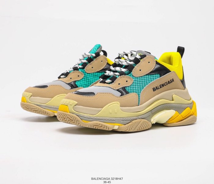 Balenciaga Triple S Sneakers Mens Shoes Sneakers Fashion Design Luxury Brand 3218H47