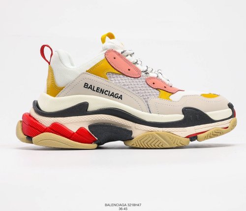 Balenciaga Triple S Sneakers Mens Shoes Sneakers Fashion Design Luxury Brand 3218H47