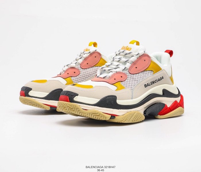 Balenciaga Triple S Sneakers Mens Shoes Sneakers Fashion Design Luxury Brand 3218H47