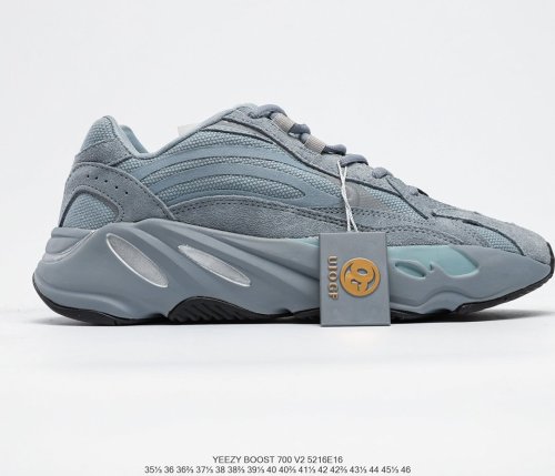 Adidas YEEZY 700 “Teal Blue”Sneakers Men Womens Shoes 5216E16