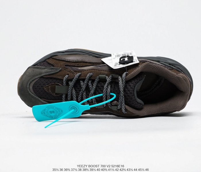 Adidas YEEZY 700 “Teal Blue”Sneakers Men Womens Shoes 5216E16