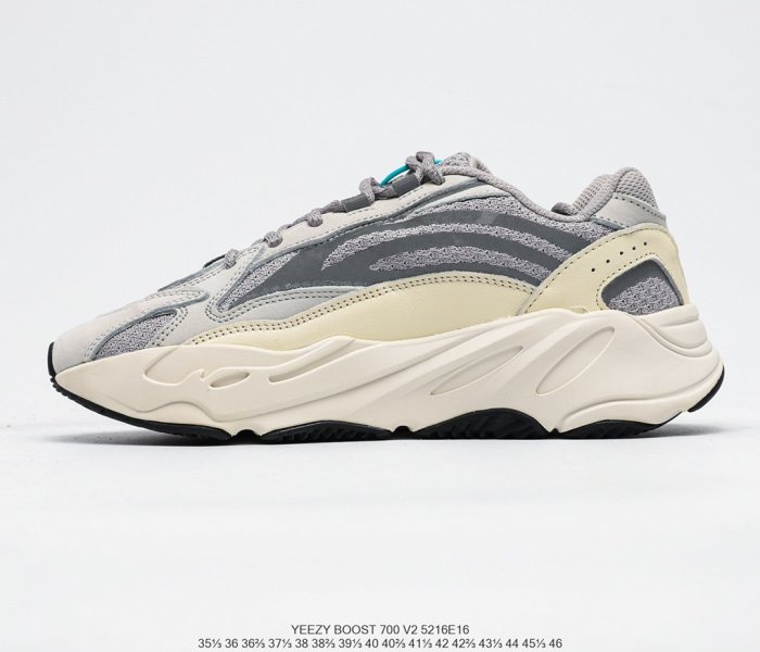 Adidas YEEZY 700 “Teal Blue”Sneakers Men Womens Shoes 5216E16