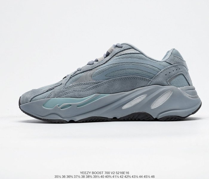 Adidas YEEZY 700 “Teal Blue”Sneakers Men Womens Shoes 5216E16