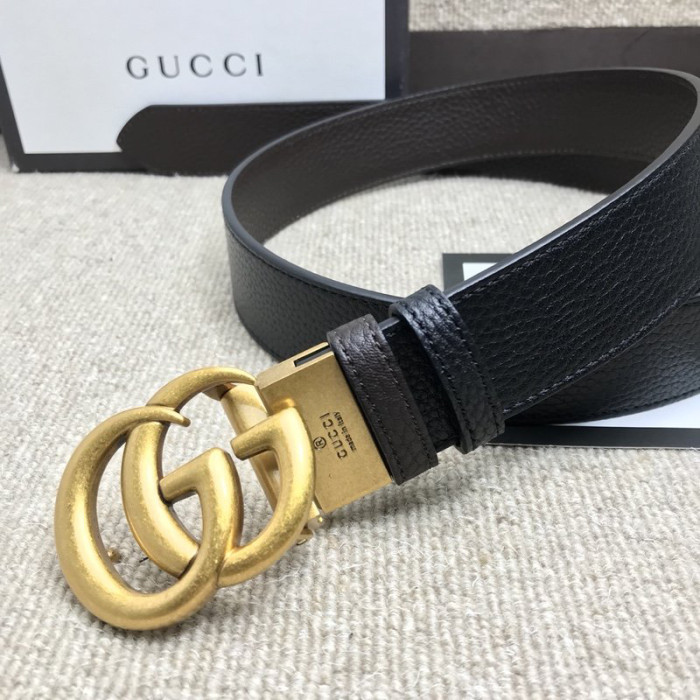 Gucci Womens Belts Luxury Design Reversible Leather Belt with Double G Buckle with Original Box 627055 CAO2T 1062