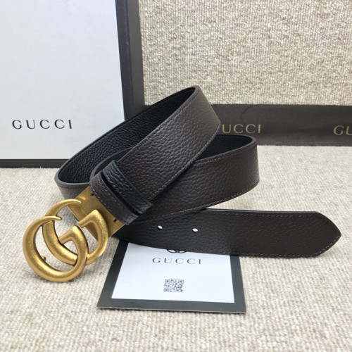 Gucci Mens Belts Luxury Design Reversible Leather Belt with Double G Buckle with Original Box 627055 CAO2T 1062