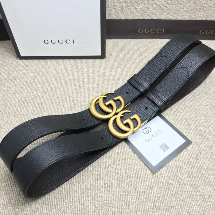 Gucci Womens Belts Luxury Design Reversible Leather Belt with Double G Buckle with Original Box 627055 CAO2T 1062