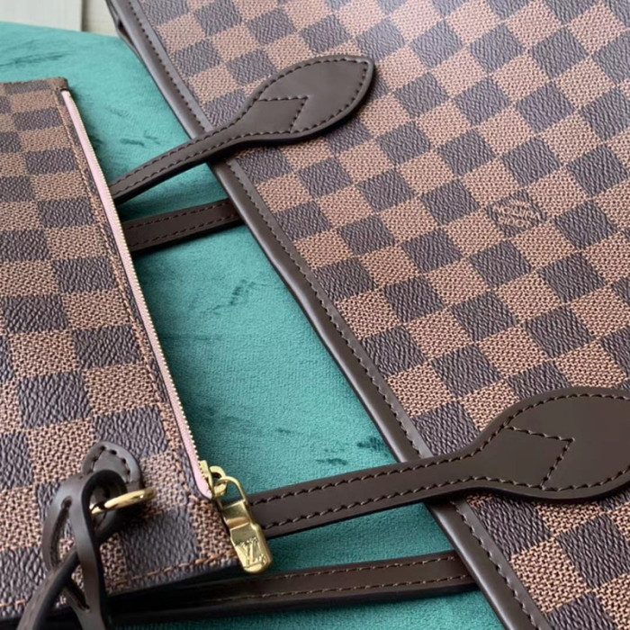 Louis Vuitton Womens Bags Handbags Luxury Brand Fashion Type NEVERFULL PM Damier Ebene N41359