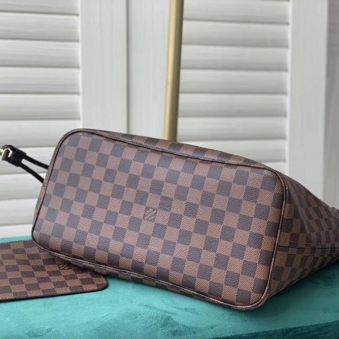 Louis Vuitton Womens Bags Handbags Luxury Brand Fashion Type NEVERFULL PM Damier Ebene N41359