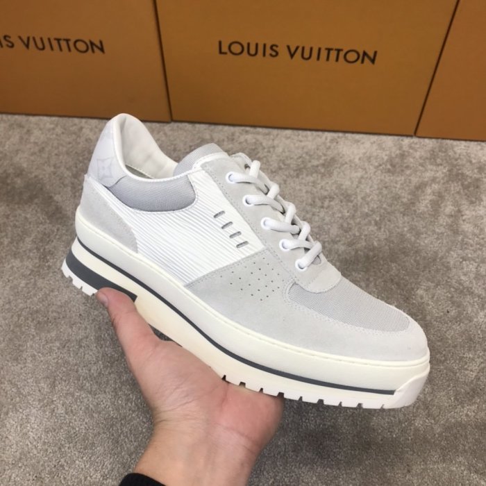 Louis Vuitton Men Shoes Fashion Sneakers Luxury Brand HARLEM RICHELIEU