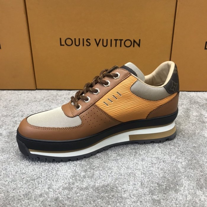 Louis Vuitton Men Shoes Fashion Sneakers Luxury Brand HARLEM RICHELIEU