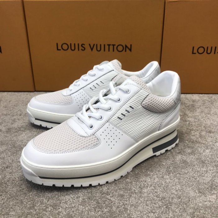 Louis Vuitton Men Shoes Fashion Sneakers Luxury Brand HARLEM RICHELIEU