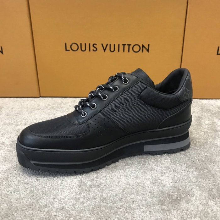 Louis Vuitton Men Shoes Fashion Sneakers Luxury Brand HARLEM RICHELIEU 1A5XLE