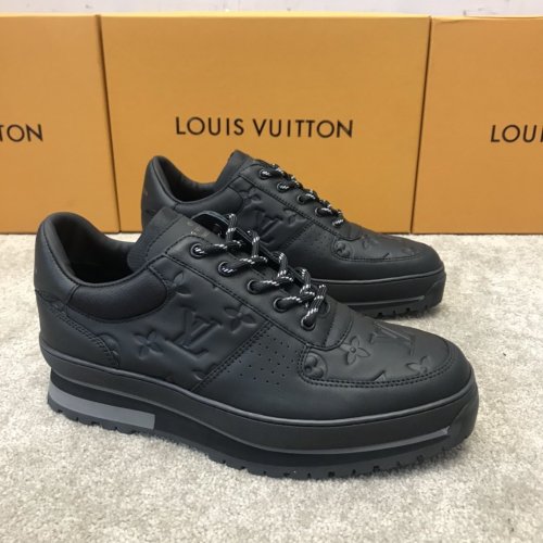 Louis Vuitton Men Shoes Fashion Sneakers Luxury Brand HARLEM RICHELIEU
