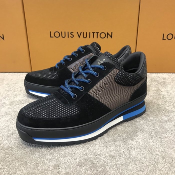 Louis Vuitton Men Shoes Fashion Sneakers Luxury Brand HARLEM RICHELIEU