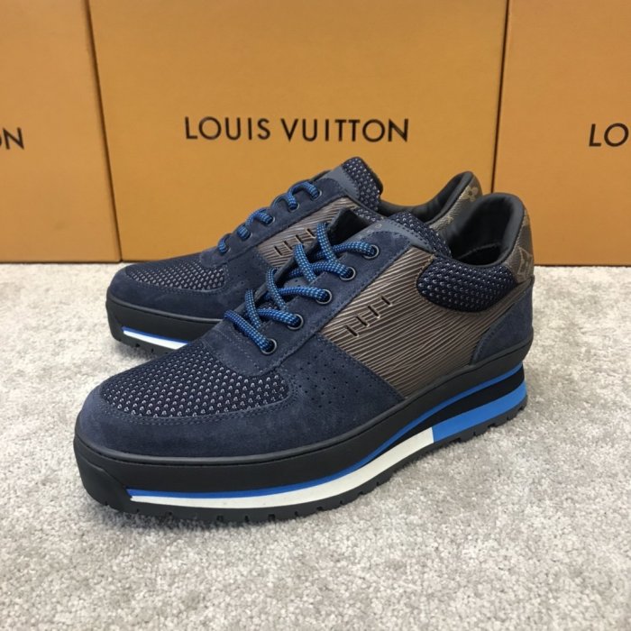 Louis Vuitton Men Shoes Fashion Sneakers Luxury Brand HARLEM RICHELIEU