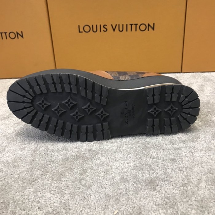 Louis Vuitton Men Shoes Fashion Sneakers Luxury Brand HARLEM RICHELIEU