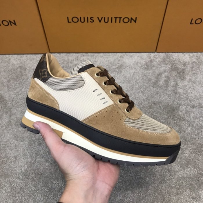 Louis Vuitton Men Shoes Fashion Sneakers Luxury Brand HARLEM RICHELIEU 1A67T3