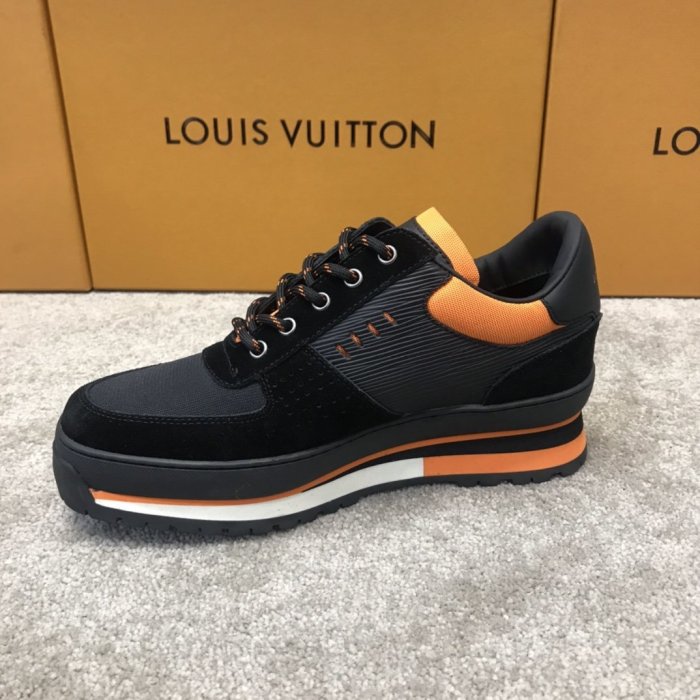 Louis Vuitton Men Shoes Fashion Sneakers Luxury Brand HARLEM RICHELIEU