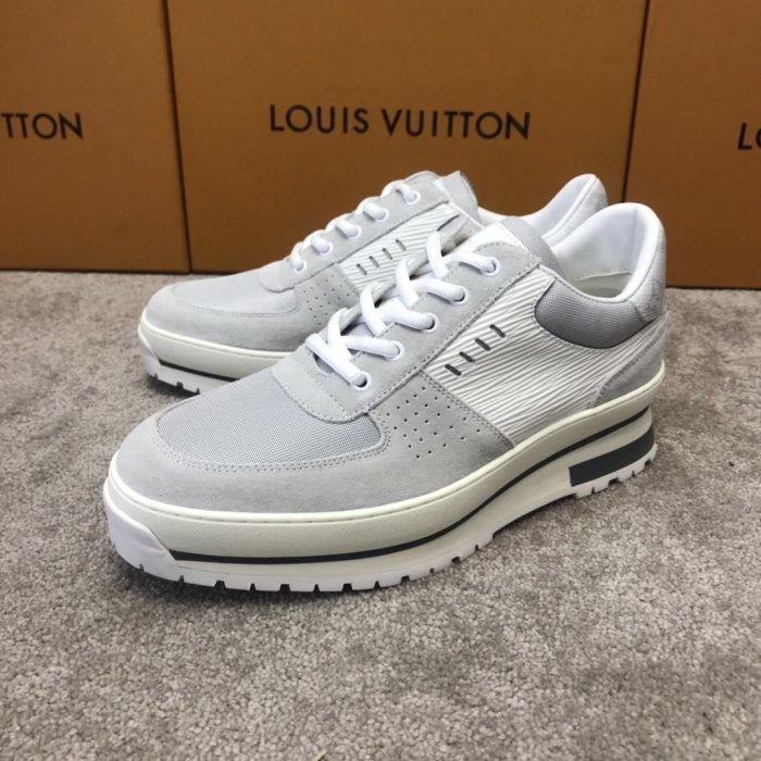 Louis Vuitton Men Shoes Fashion Sneakers Luxury Brand HARLEM RICHELIEU
