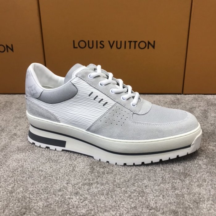 Louis Vuitton Men Shoes Fashion Sneakers Luxury Brand HARLEM RICHELIEU