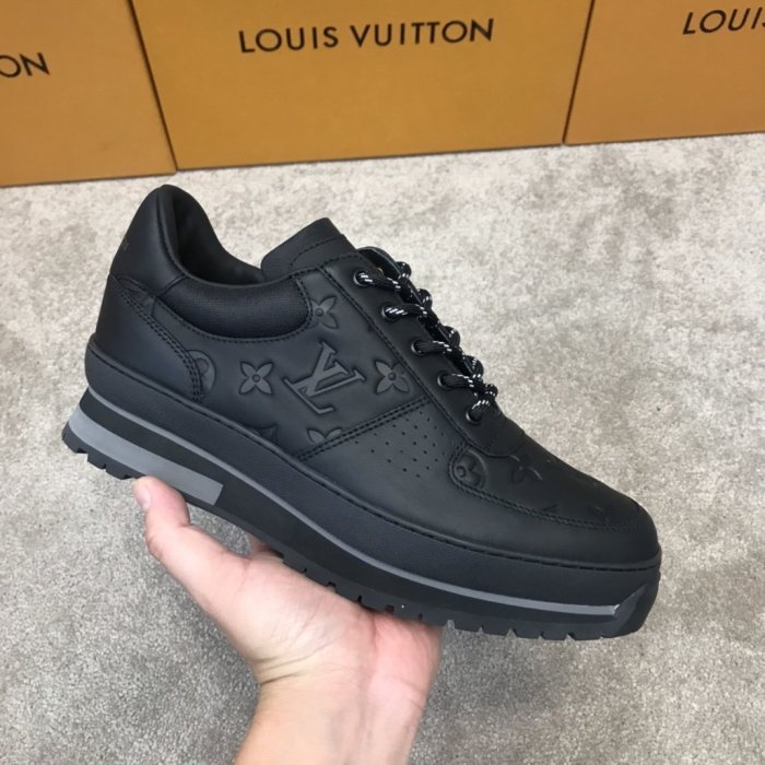 Louis Vuitton Men Shoes Fashion Sneakers Luxury Brand HARLEM RICHELIEU