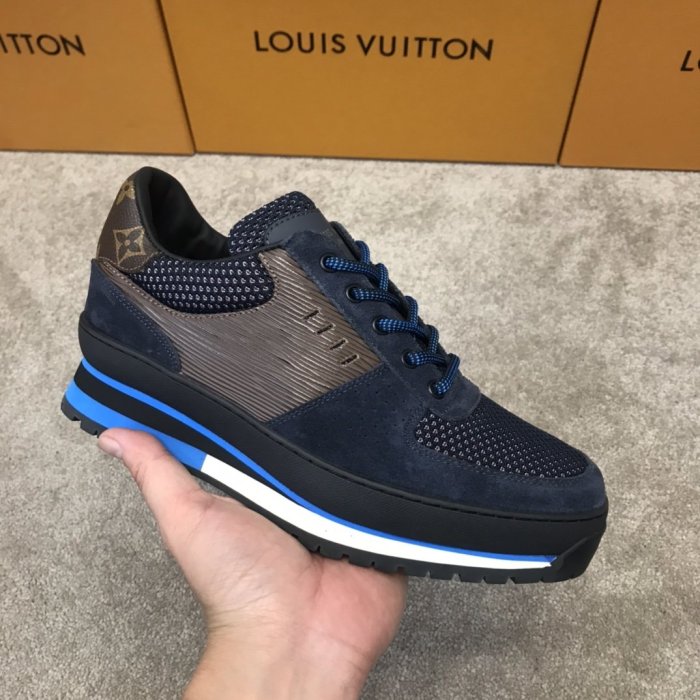 Louis Vuitton Men Shoes Fashion Sneakers Luxury Brand HARLEM RICHELIEU