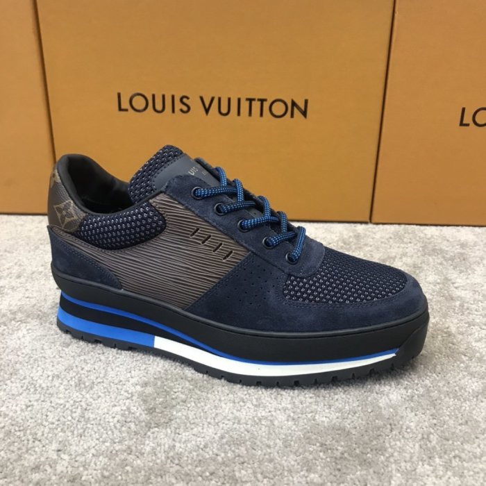 Louis Vuitton Men Shoes Fashion Sneakers Luxury Brand HARLEM RICHELIEU