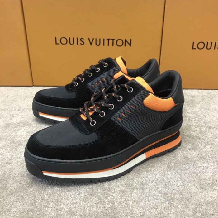 Louis Vuitton Men Shoes Fashion Sneakers Luxury Brand HARLEM RICHELIEU