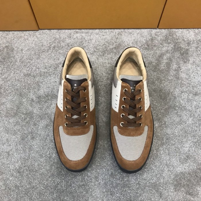 Louis Vuitton Men Shoes Fashion Sneakers Luxury Brand HARLEM RICHELIEU