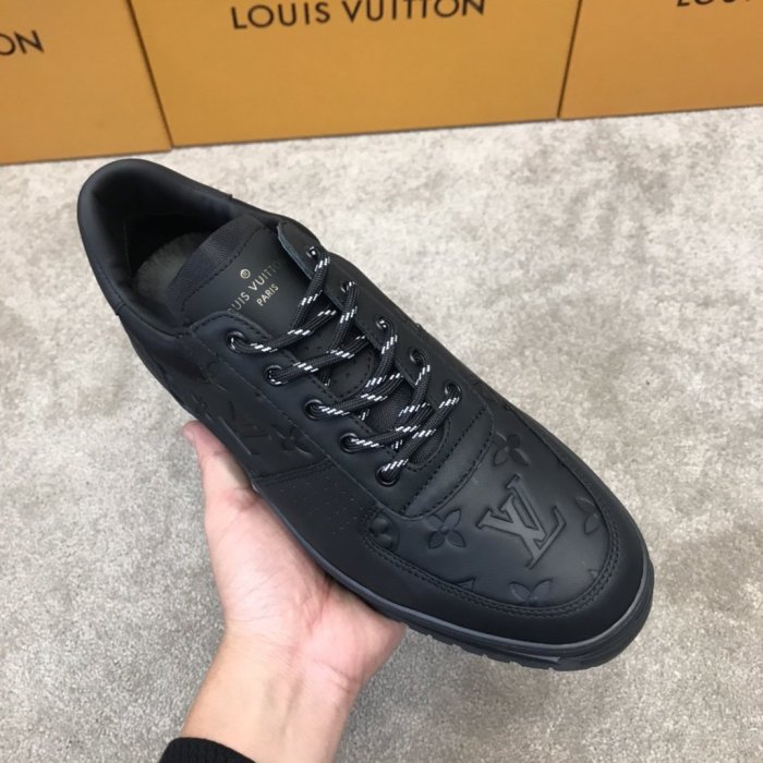 Louis Vuitton Men Shoes Fashion Sneakers Luxury Brand HARLEM RICHELIEU