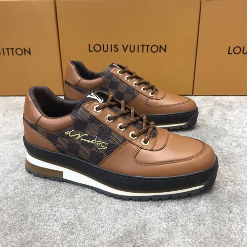 Louis Vuitton Men Shoes Fashion Sneakers Luxury Brand HARLEM RICHELIEU