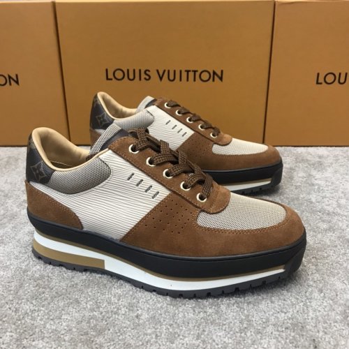 Louis Vuitton Men Shoes Fashion Sneakers Luxury Brand HARLEM RICHELIEU