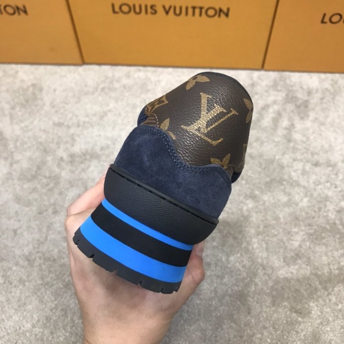 Louis Vuitton Men Shoes Fashion Sneakers Luxury Brand HARLEM RICHELIEU