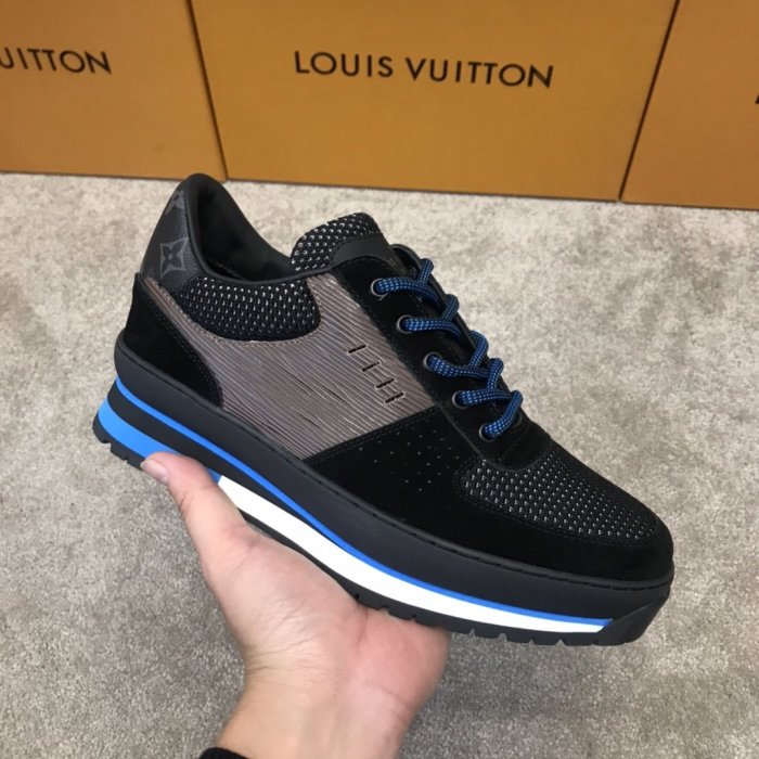 Louis Vuitton Men Shoes Fashion Sneakers Luxury Brand HARLEM RICHELIEU