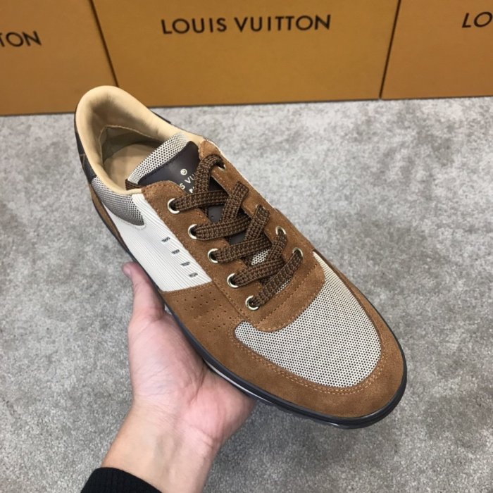 Louis Vuitton Men Shoes Fashion Sneakers Luxury Brand HARLEM RICHELIEU