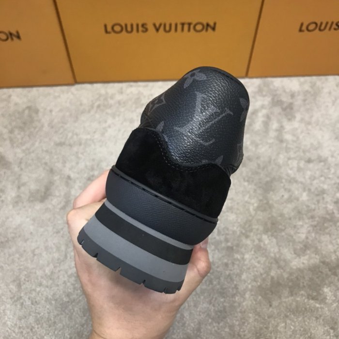 Louis Vuitton Men Shoes Fashion Sneakers Luxury Brand HARLEM RICHELIEU