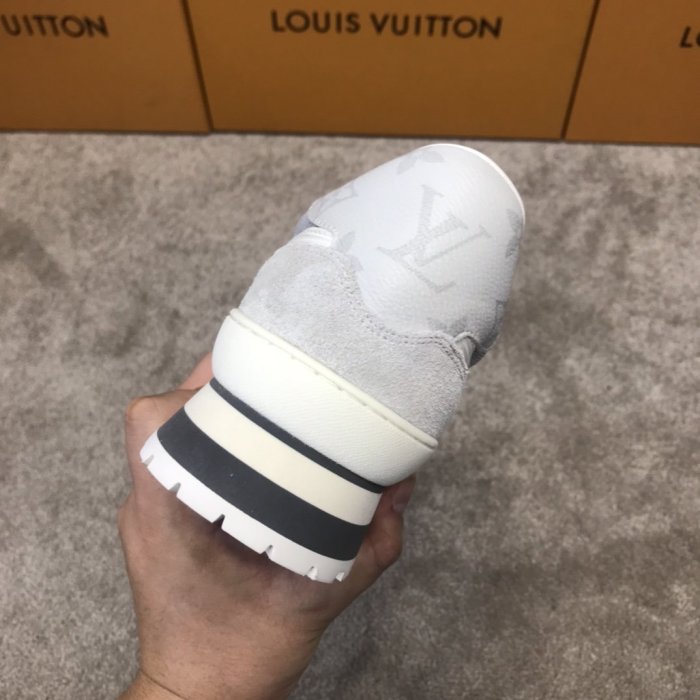 Louis Vuitton Men Shoes Fashion Sneakers Luxury Brand HARLEM RICHELIEU