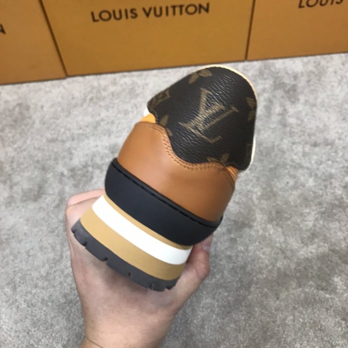 Louis Vuitton Men Shoes Fashion Sneakers Luxury Brand HARLEM RICHELIEU