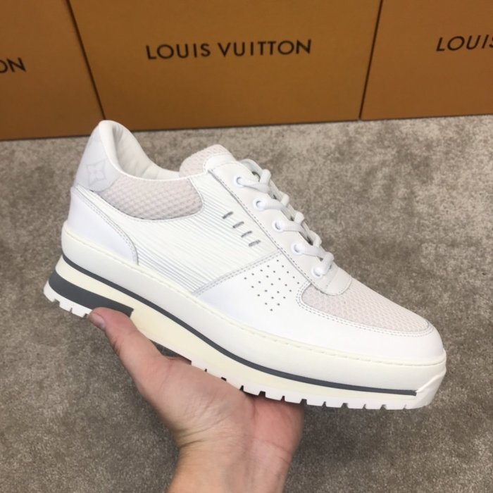 Louis Vuitton Men Shoes Fashion Sneakers Luxury Brand HARLEM RICHELIEU