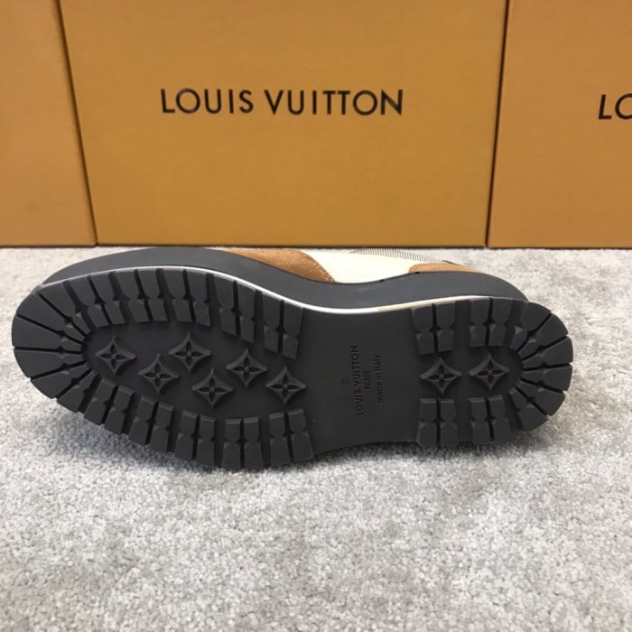 Louis Vuitton Men Shoes Fashion Sneakers Luxury Brand HARLEM RICHELIEU
