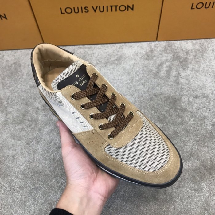 Louis Vuitton Men Shoes Fashion Sneakers Luxury Brand HARLEM RICHELIEU 1A67T3